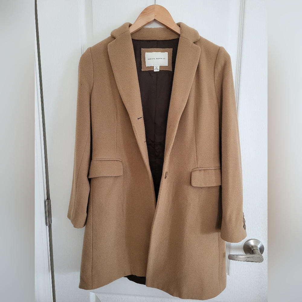 Banana Republic Wool Coat XS Petite